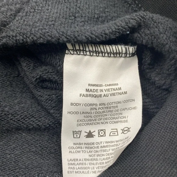 Nike Sportswear Club Fleece Women's SIZE M HOODIE Sweatshirt DQ5775 BLACK READ - Picture 3 of 12